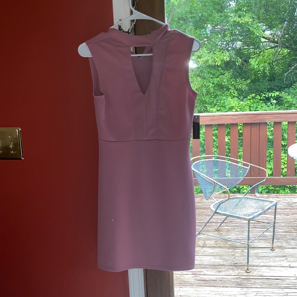 medium bodycon pink dress